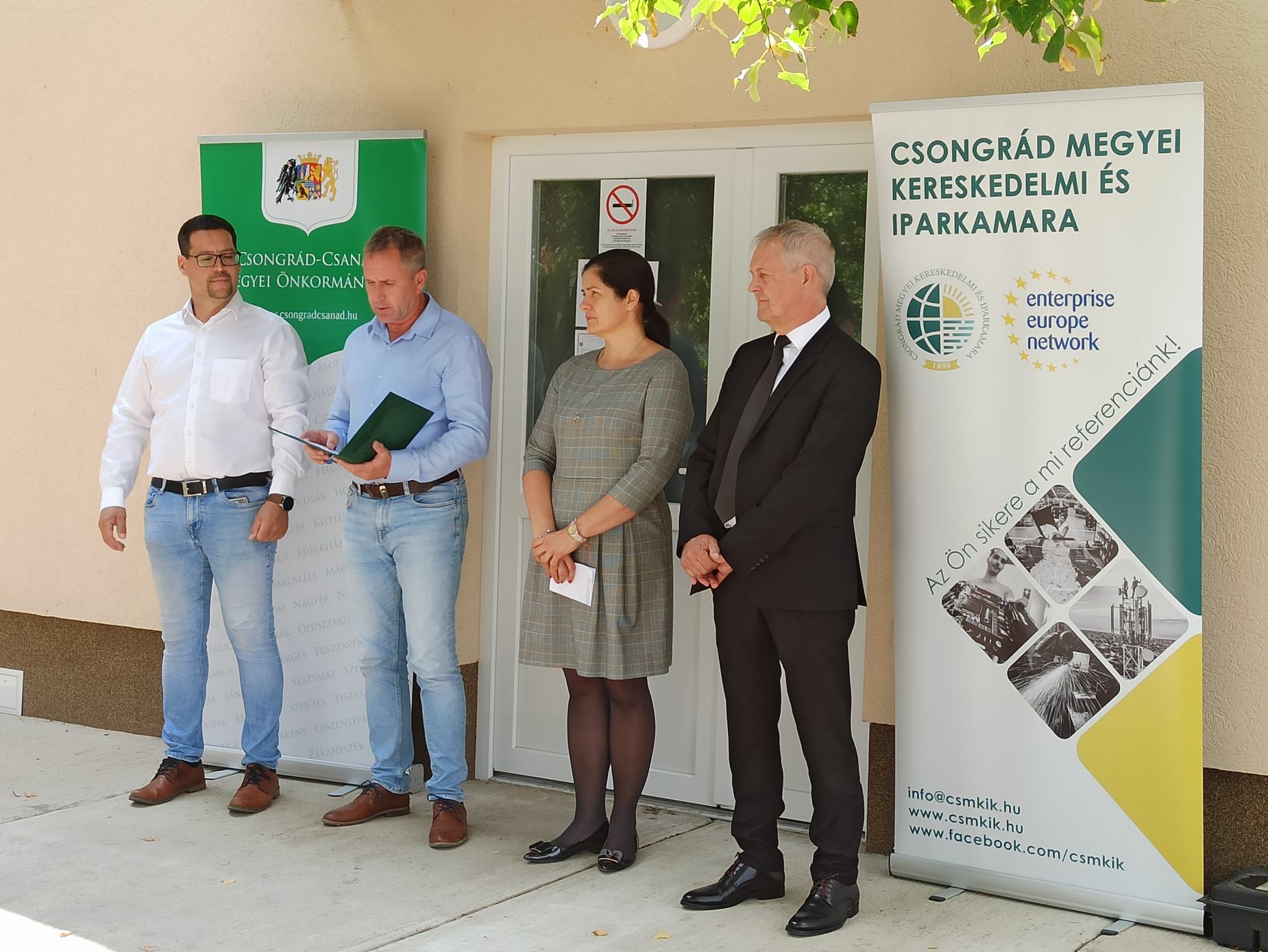 Céglátogatások a Csongrád-Csanád megyei gazdaság-és foglalkoztatásfejlesztési együttműködési program (paktum) keretében